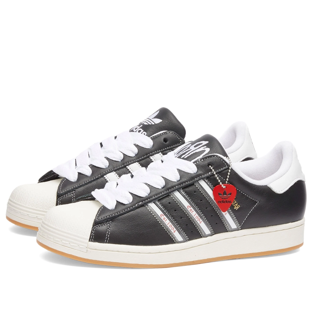 Adidas Originals Men's x Korn Superstar Black/Translucent/Scarlet